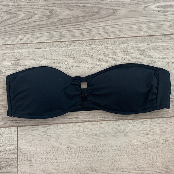 BCBGMAXAZRIA Bandeau Crossback Bikini Top Size 8